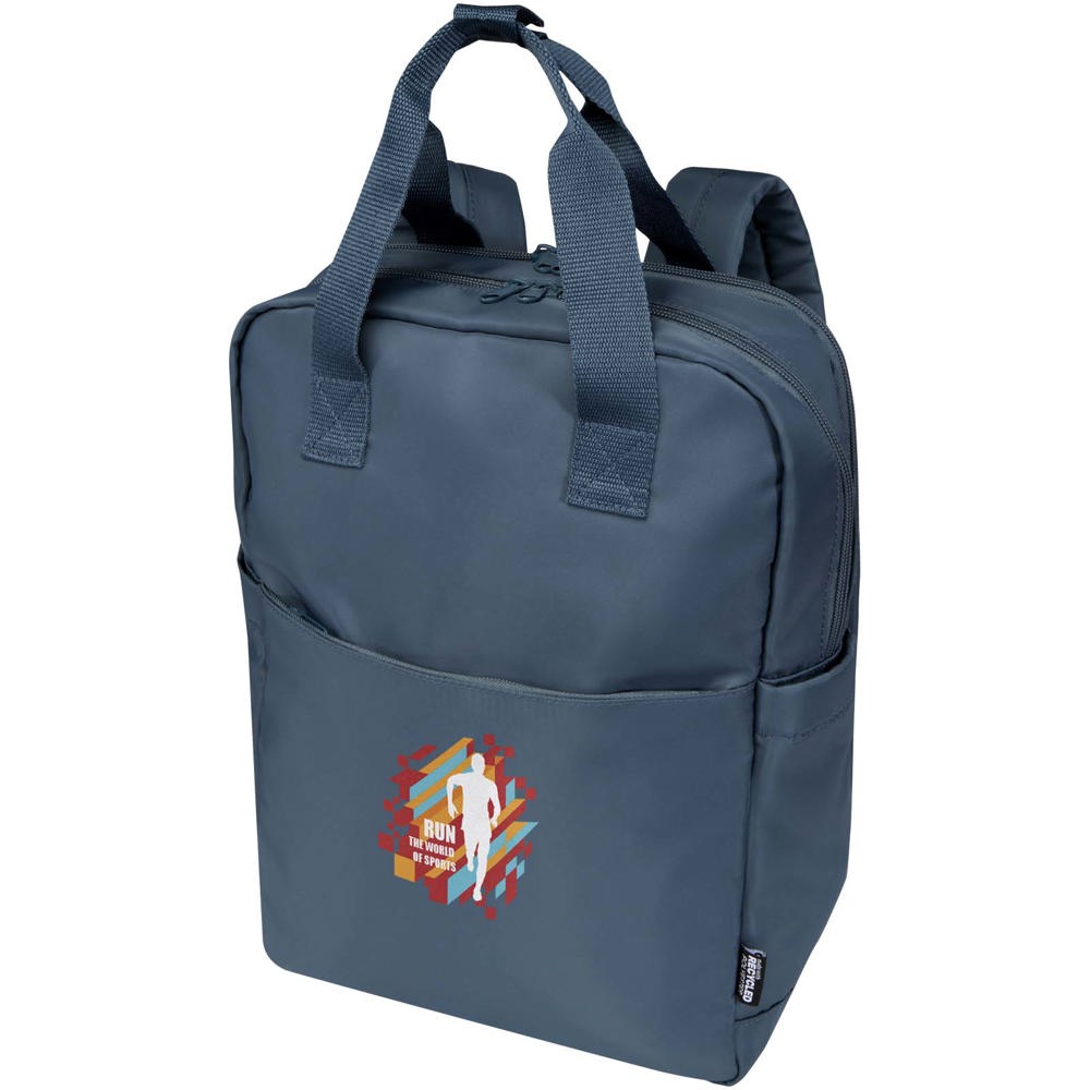 Sac à dos de voyage pour ordinateur portable Trip 14” Aware™ de 9 L en matériaux recyclés Hale Blue