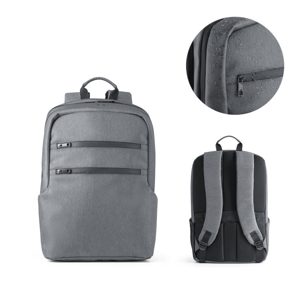 BROOKLYN Sac à dos pour ordinateur portable 15'' en Nylon 2Tone imperméable