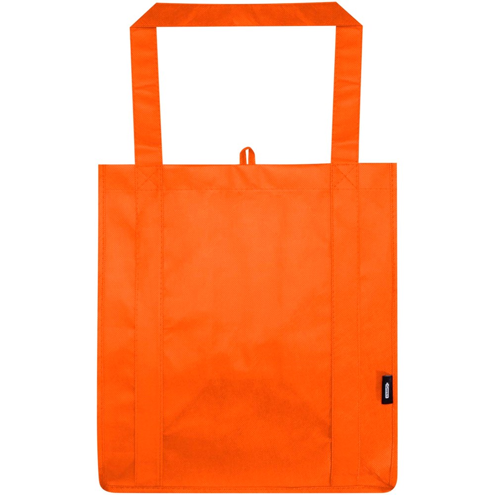 Liberty Tragetasche mit hartem Boden aus recyceltem GRS Non Woven 6 L orange