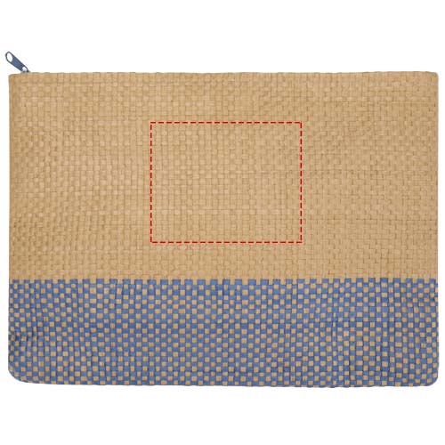 Rhythm Strohpapier Beutel mit Reissverschluss, 3 l Ozeanblau