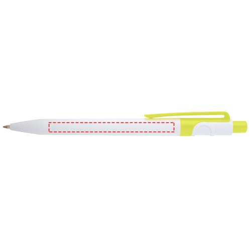 Stylo bille Unica en plastique recyclé (encre noire) Citron vert