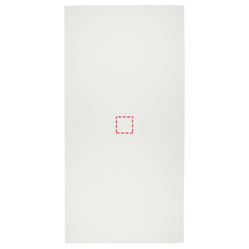 Serviette de sport Lucas en rPET 70 x 140 cm Blanc