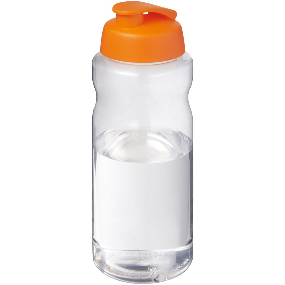 H2O Active® Big Base 1L Sportflasche mit Klappdeckel orange