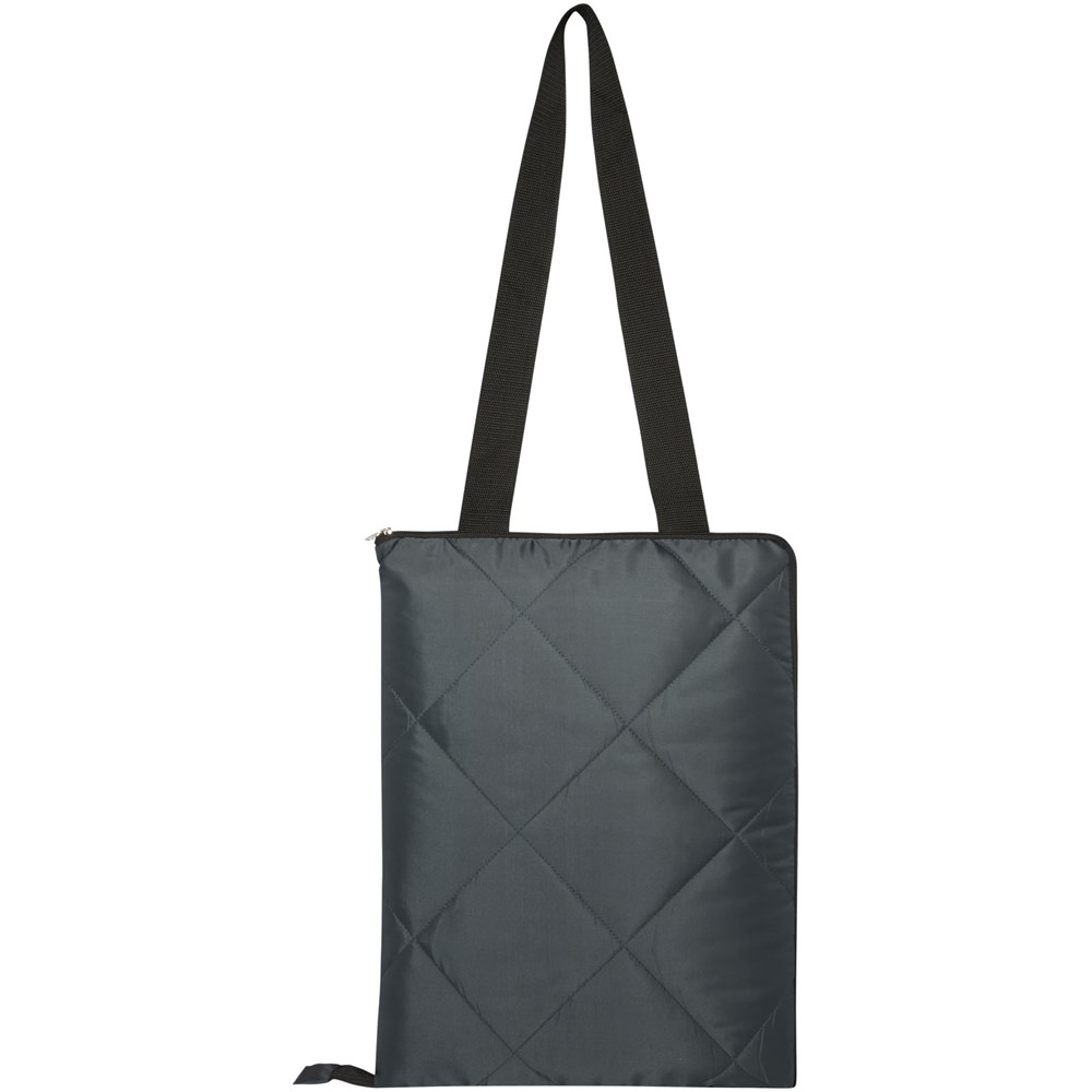 Clary Picknickdecke aus Recyceltem GRS-Polyester grau