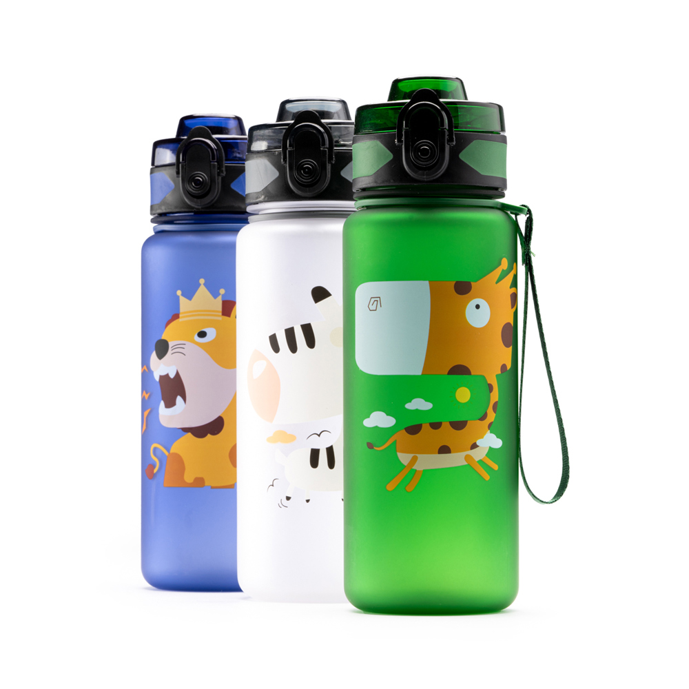 Trinkflasche Wildlife weiss