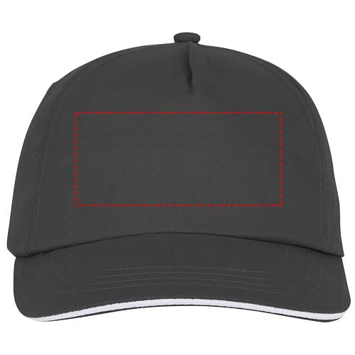 Styx Kappe mit 5 Segmenten und Sandwichschirm storm grey