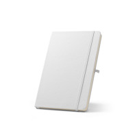 ANNE SUB Cahier A5 en polyester recyclé (100% rPET) 300D, idéal pour la personnalisation par sublimation