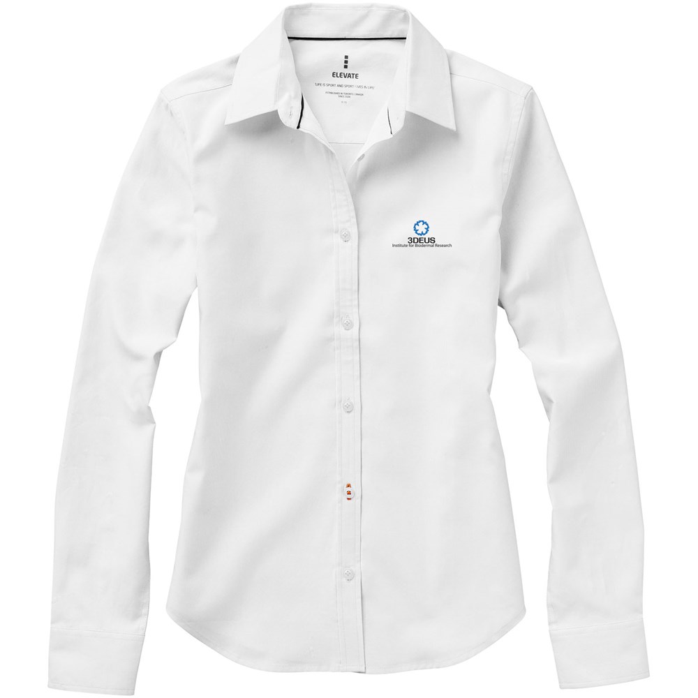 Vaillant langärmlige Bluse weiss