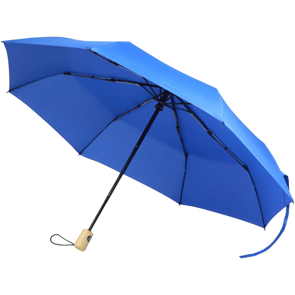 Parapluie pliable Renee de 58 cm à ouverture et fermeture automatiques Bleu royal