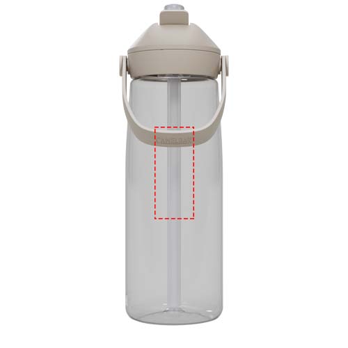 Camelbak® Thrive Flip 750 ml Tritan Renew Trinkflasche mit Flip Strohhalm transparent klar