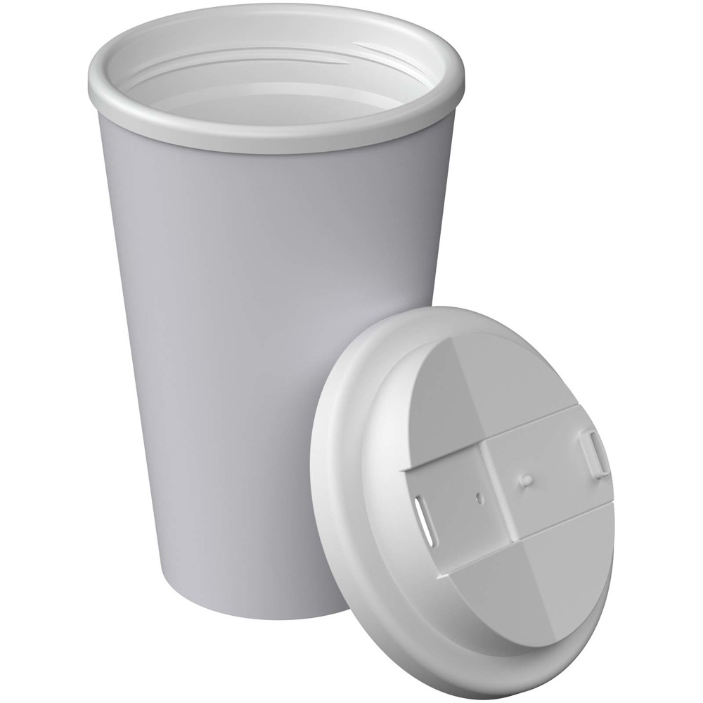 Gobelet isotherme Americano® Infiniti de 350 ml avec couvercle anti-déversement Gris clair