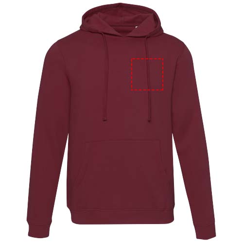 Jasper 280 g/m² Kapuzenpullover Unisex Tiefes Burgunderrot