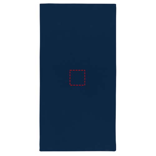 Serviette de sport Lucas en rPET 50 x 100 cm Marine
