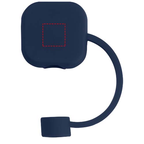 Capuchon pour paille Sip en silicone Marine