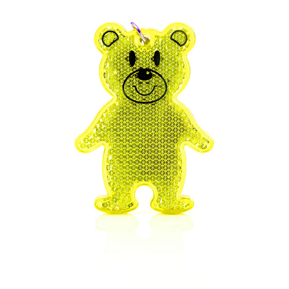 Reflektor-Bär Oskar gelb