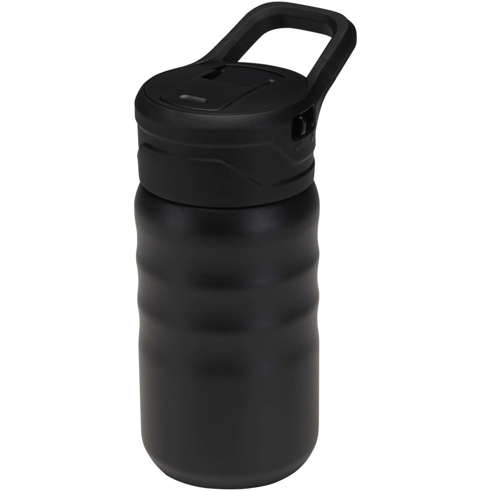 Knox 350 ml RCS Trinkflasche aus recyceltem, doppelwandigem Edelstahl mit Klappstrohhalm