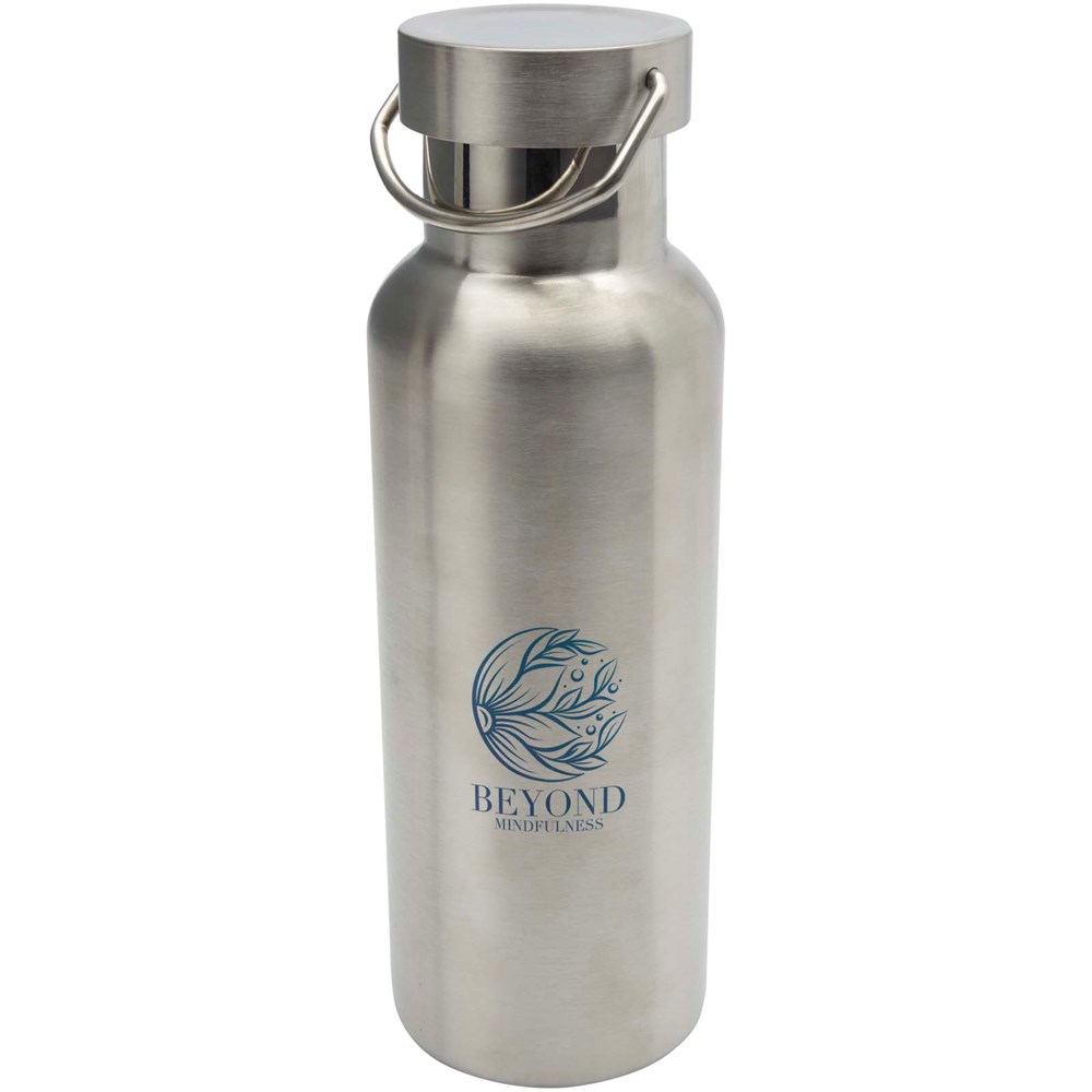 Bouteille d’eau Thor de 500 ml en acier inoxydable certifié RCS Argent