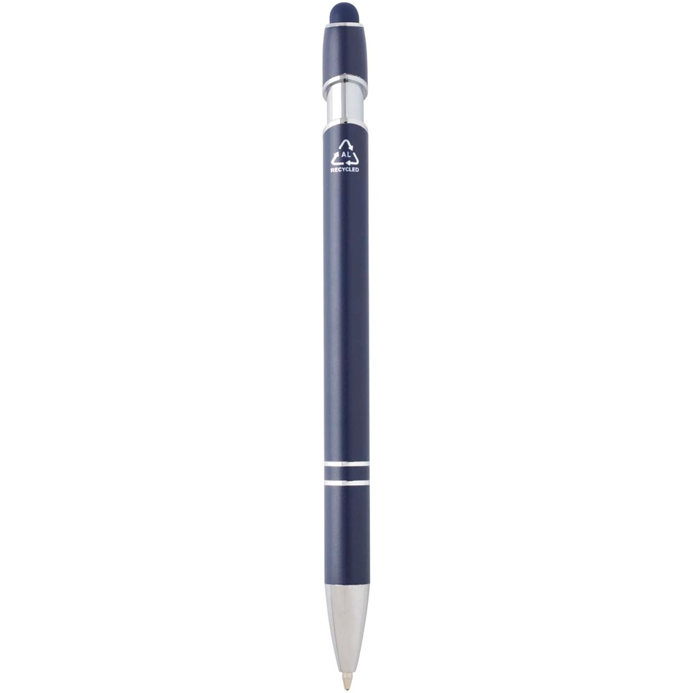 Kish Kugelschreiber mit silbernem Finish (blaue Mine) navy