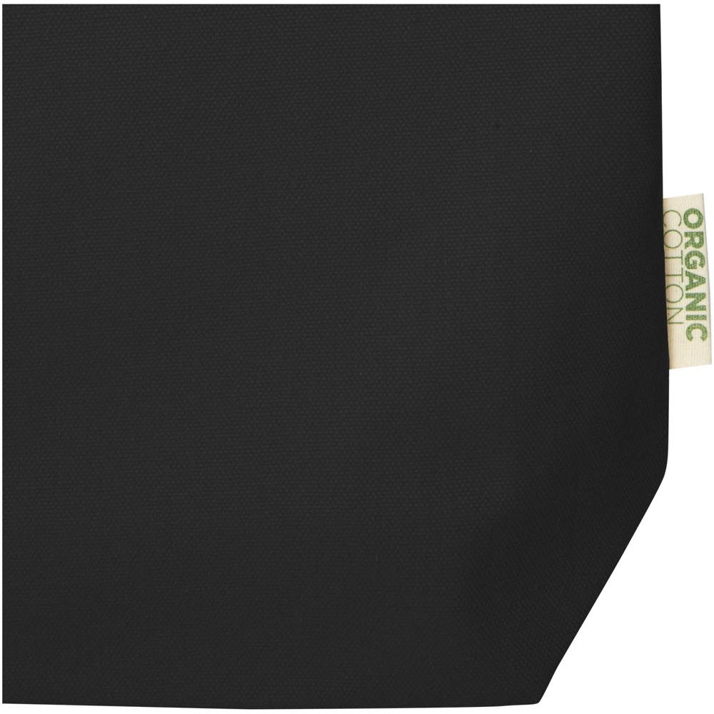 Orissa 270 g/m² Tragetasche aus Bio-Baumwolle 10L schwarz