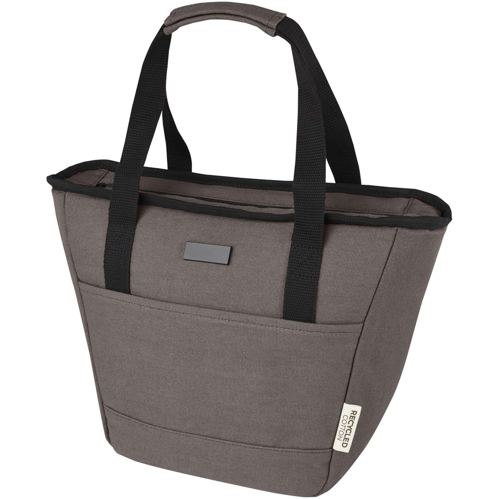 Joey GRS-recycelte Canvas Lunch Kühltasche 6 L für 9 Dosen grau
