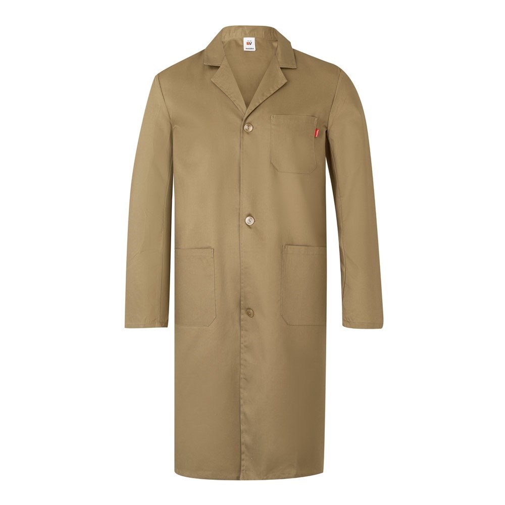 VL DANU Kittel aus Twill (175 g/m²), aus Baumwolle (35 %) und Polyester (65 %) natur