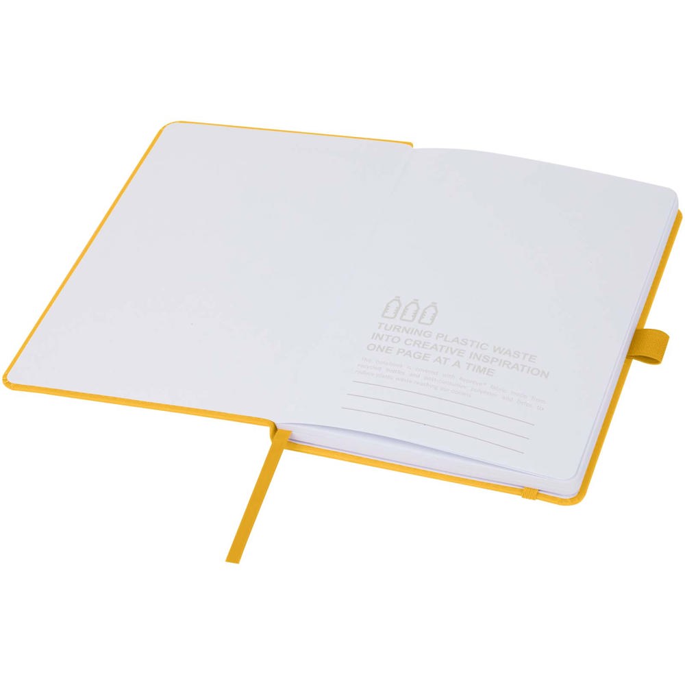 Thalaasa Hardcover Notizbuch aus Ozean Kunststoff gelb