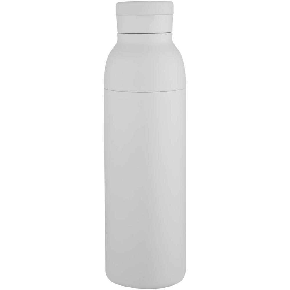 Bouteille avec isolation sous vide Illuminate double paroi de 650 ml en acier inoxydable recyclé certifié RCS blanc