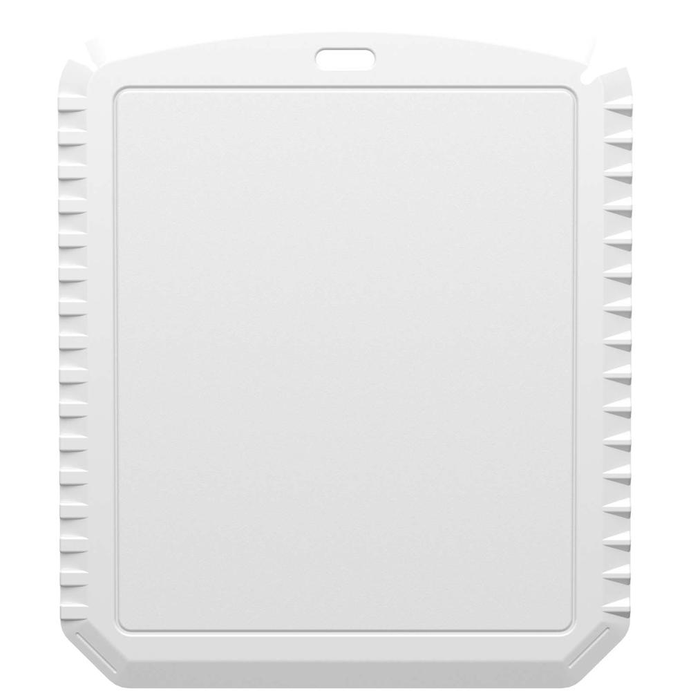 Grattoir à glace Thrym rectangulaire et en plastique recyclé Blanc
