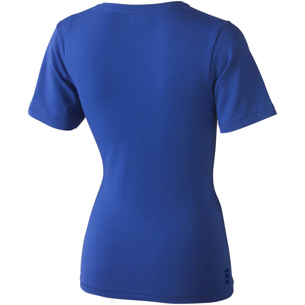 T-shirt bio manches courtes femme Kawartha bleu