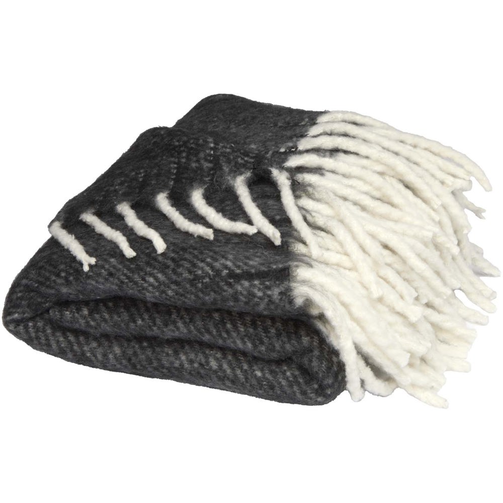 Dolly GRS-recycelte Decke schwarz