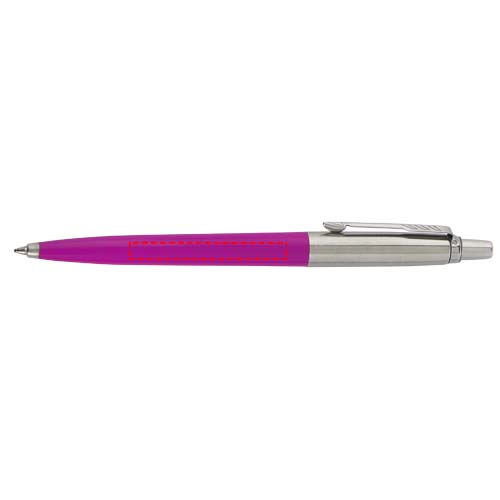 Stylo bille Parker Jotter recyclé (encre bleue) Magenta