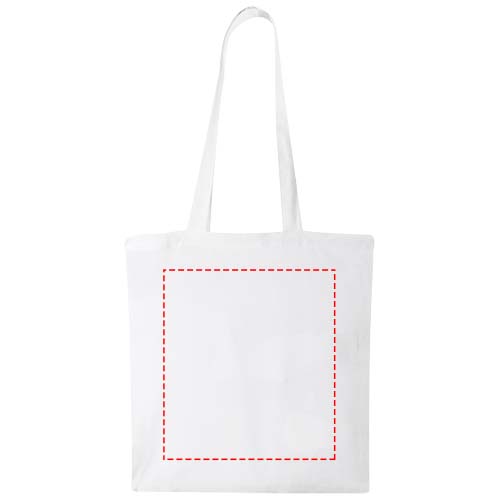 Madras 140 g/m² Baumwoll Tragetasche 7L weiss