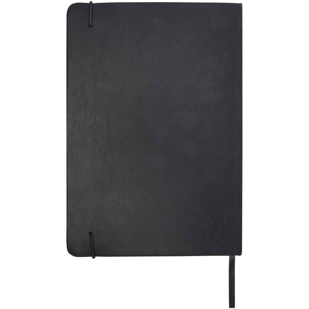 Ensemble carnet à couverture rigide A5 et stylo roller Legato Elegance Noir, Noir