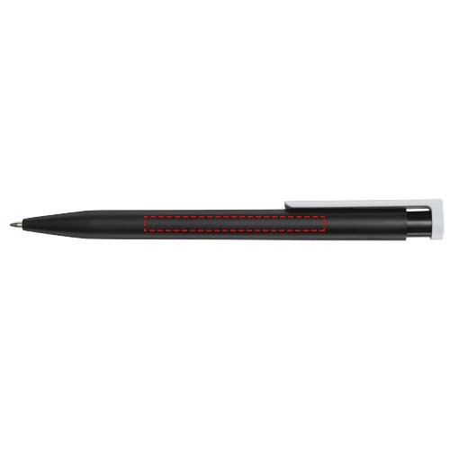 Stylo bille Unix en plastique recyclé (encre bleue) Noir