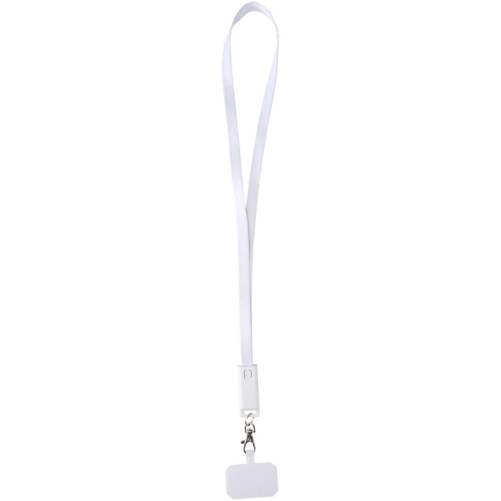 Franz 5 in 1 Lanyard Kabel aus recyceltem Kunststoff für Smartphones mit integrierter Datensynchroni