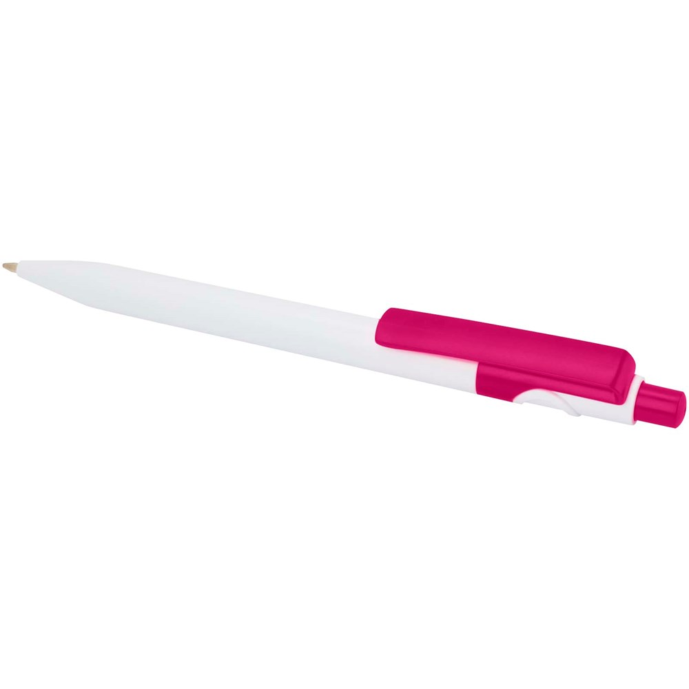 Stylo bille Unica en plastique recyclé (encre bleue) Magenta