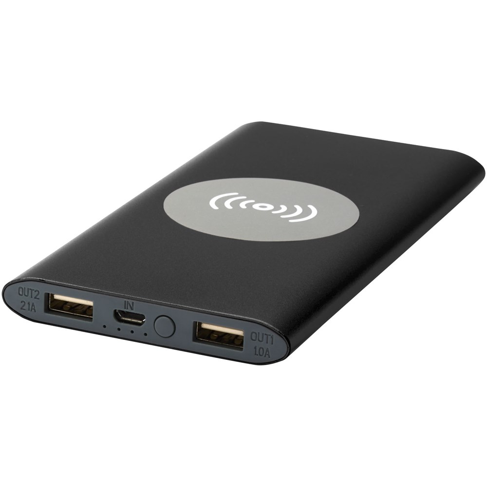 Juice 8000 mAh kabellose Powerbank schwarz
