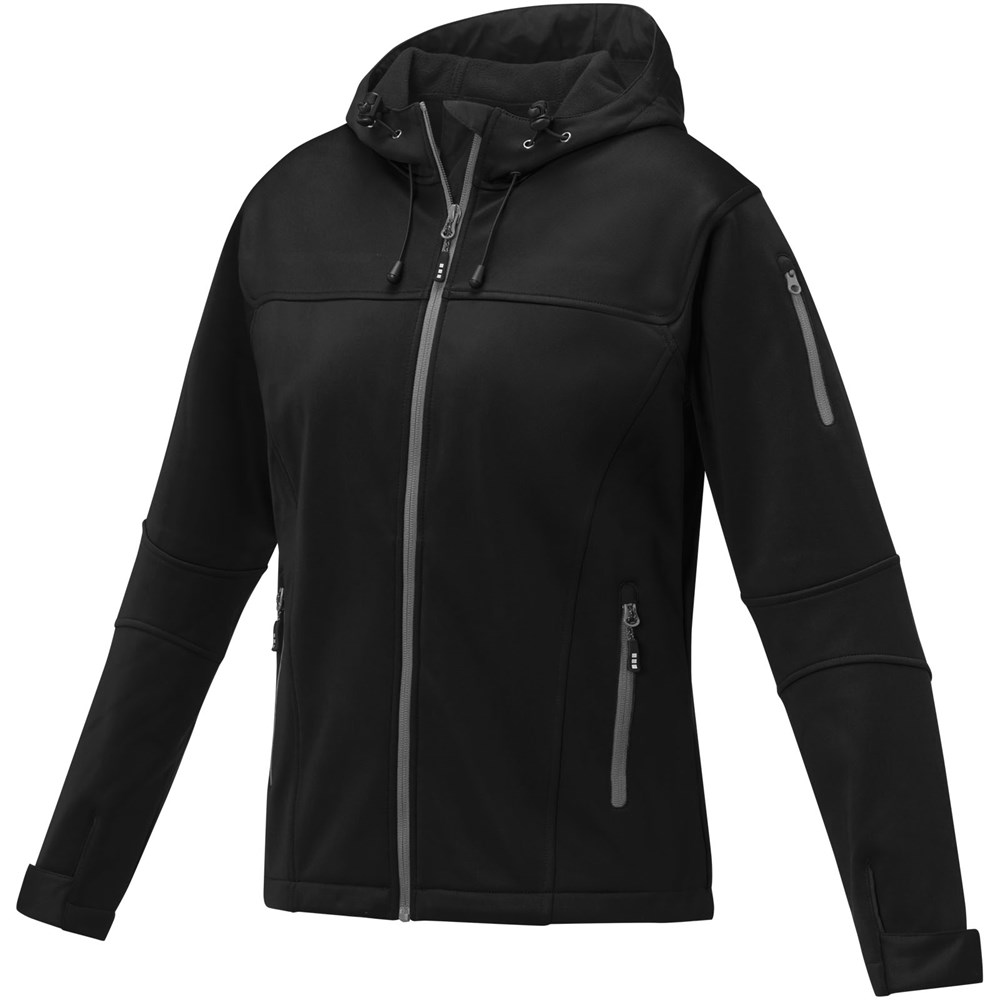 Match Softshelljacke für Damen schwarz
