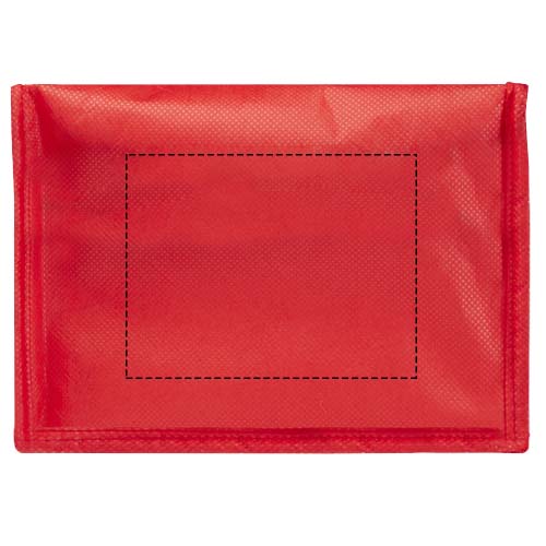 Spectrum Kühltasche aus recyceltem GRS Non Woven für 6 Dosen 4 L rot