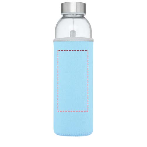 Bodhi 500 ml Glas-Sportflasche hellblau