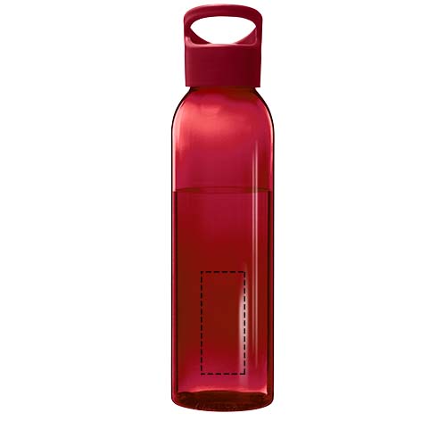 Bouteille d'eau Sky de 650 ml en plastique recyclé Rouge