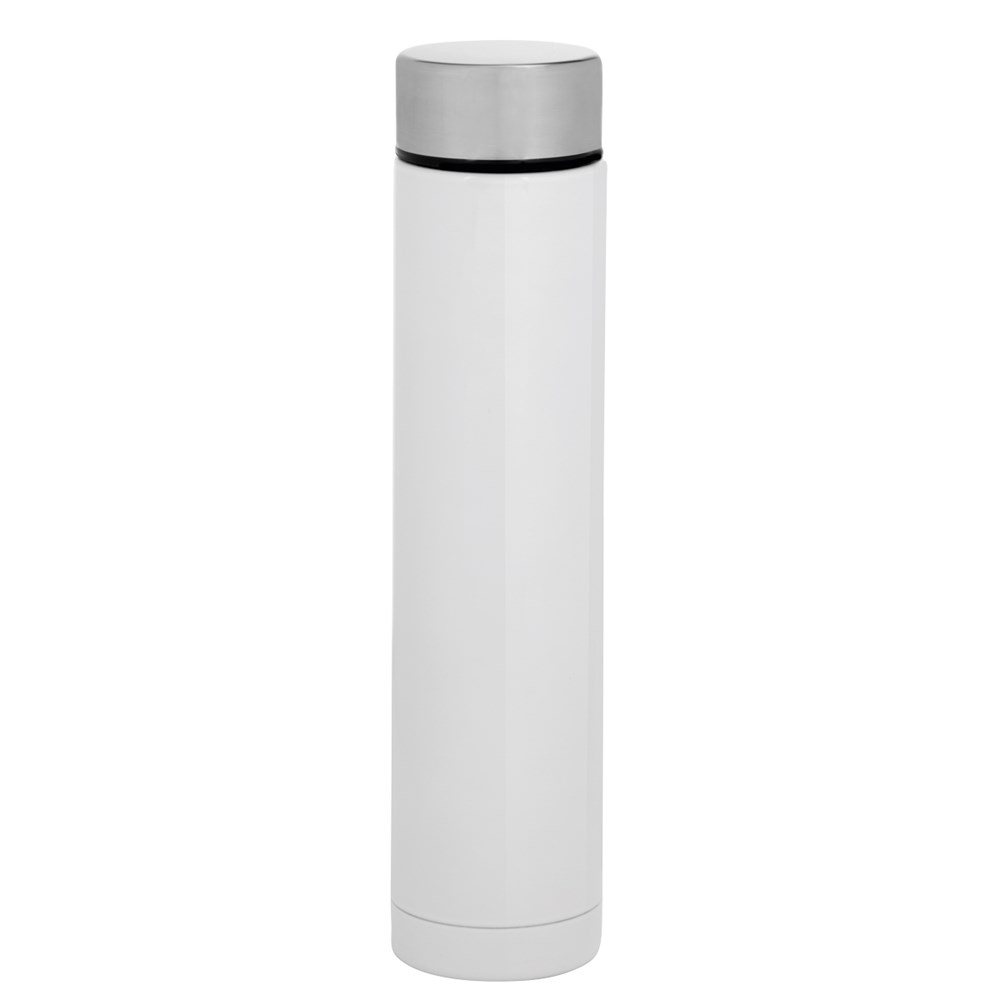 Isolierflasche Slim weiss