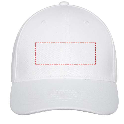 Casquette Davis 6 panneaux Blanc