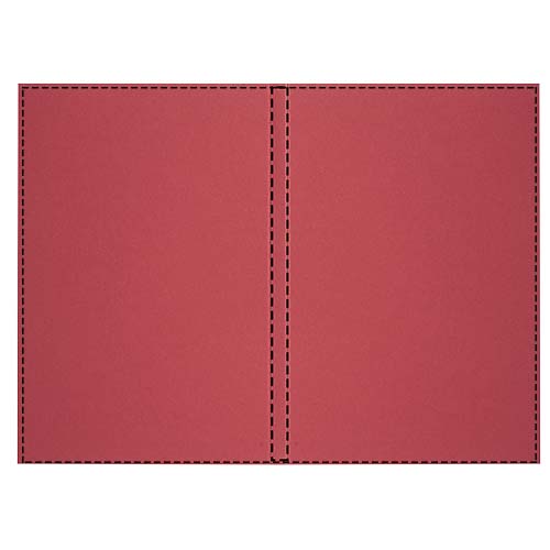 Novella Austen A6 Softcover Notizbuch aus Recyclingmaterial – 100 Blatt rot