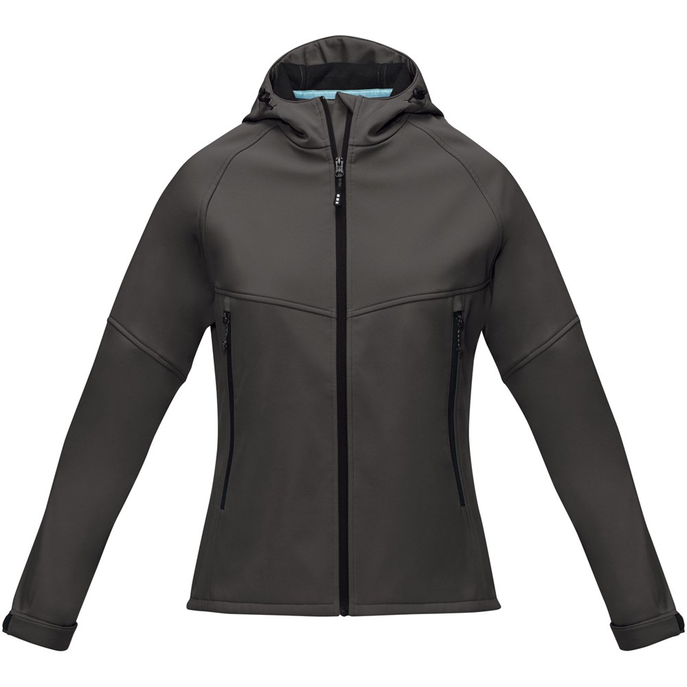 Coltan Softshelljacke aus recyceltem Material für Damen storm grey