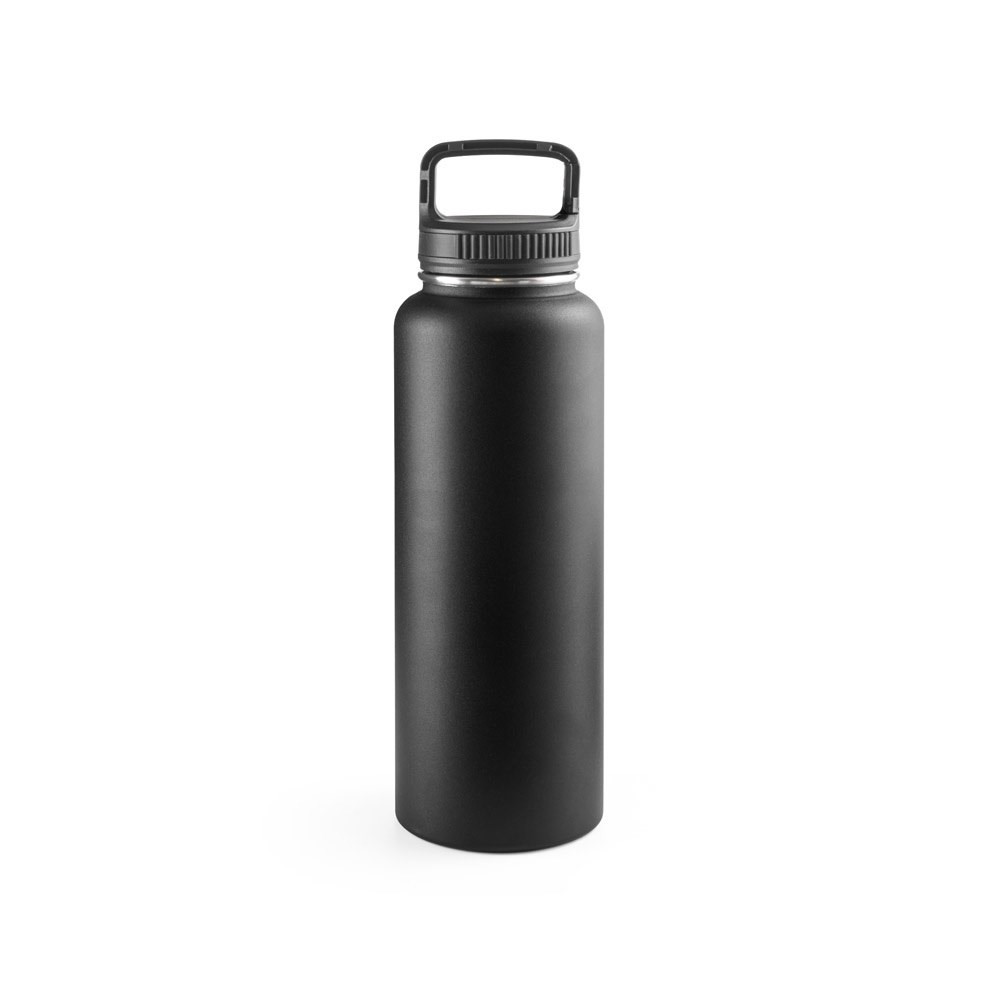 SINNER. Flasche aus 90% recyceltem Edelstahl mit einem grossen Fassungsvermögen von bis zu 1200 ml