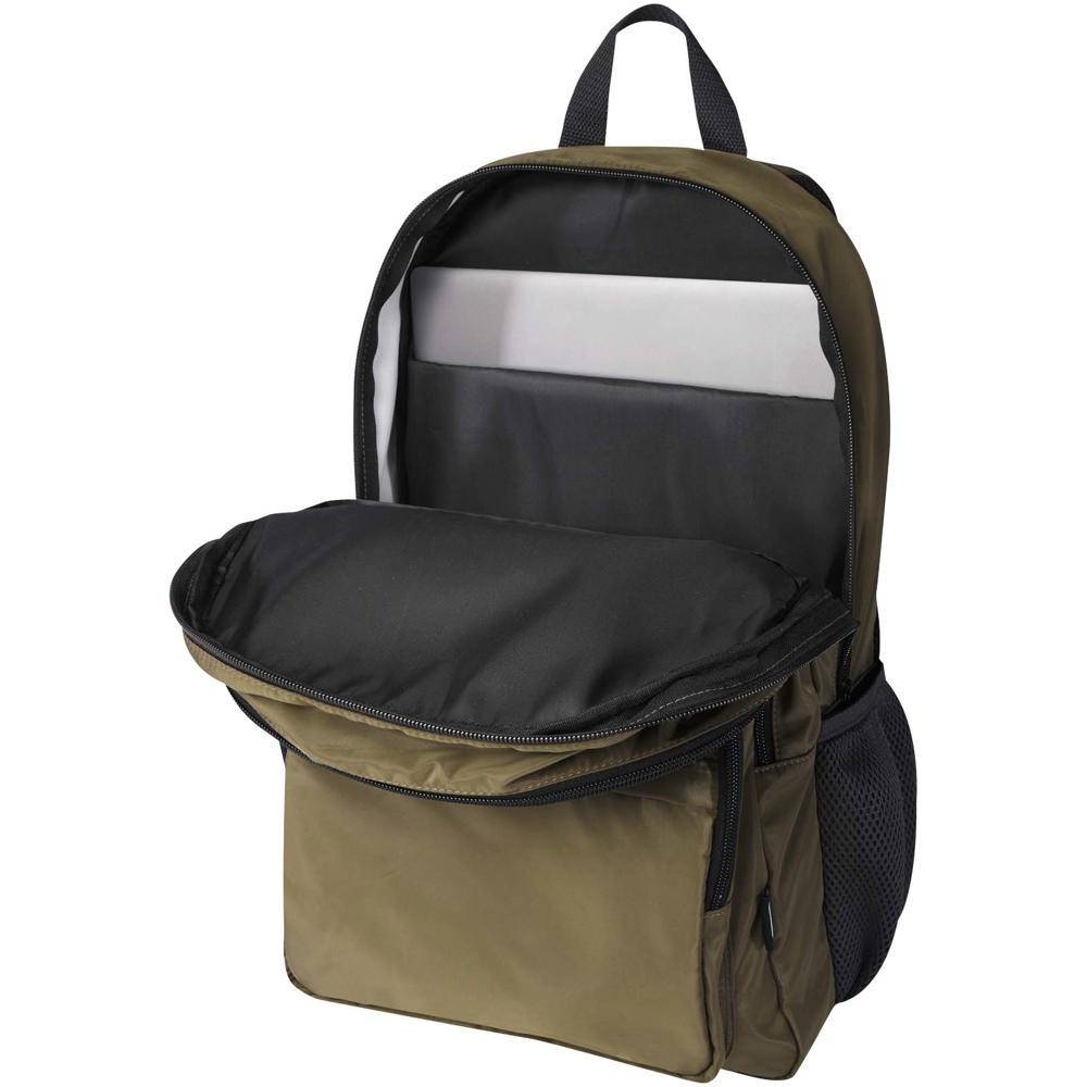 Sac à dos pour ordinateur portable 15'' Trend Plus recyclé certifié GRS de 20L Vert forêt