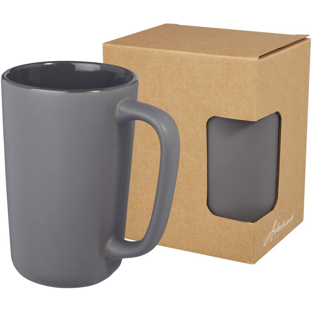 Perk 480 ml Keramiktasse grau