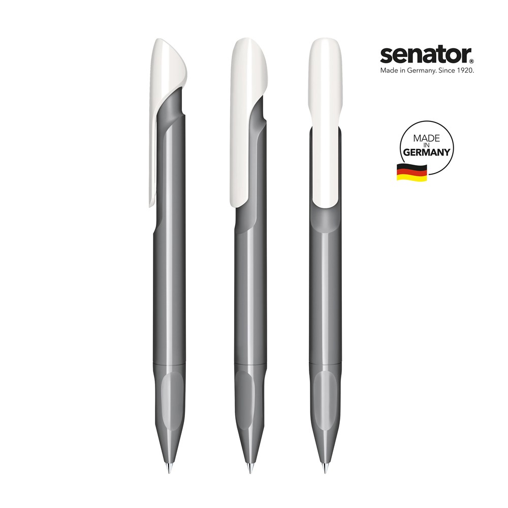senator® Evoxx Duo Polished Recycled Druckkugelschreiber cool gray 9