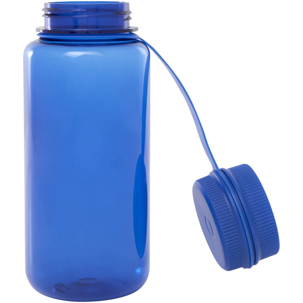 Bouteille sport Ryder de 900 ml en RPET certifié RCS avec couvercle multifonctions Bleu royal
